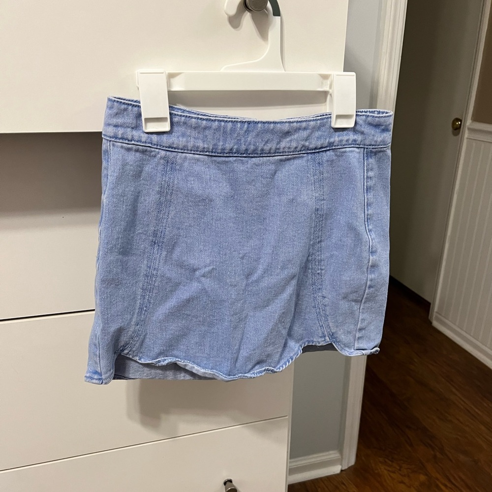PacSun denim mini skirt